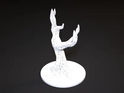 Wood voronoi 3D print model