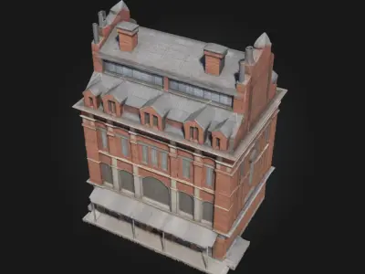 The Industrial Warehouse  Grit and Function in a Massive Shell 3D model