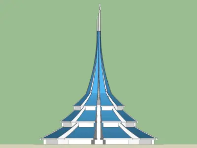 MBKS Office Building Low-poly 3D model