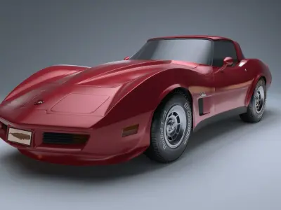 Corvette 1982 3D model