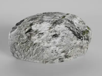 Mossy Stone Free 3D model