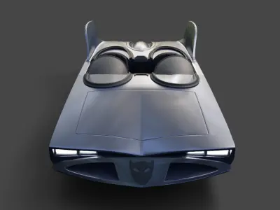 Bat Mobile - 60s 3D print model