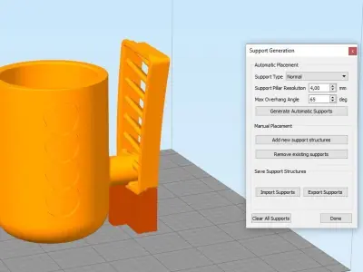 Pressure Gauge Holder Audi A4 B6  B7  3D print model
