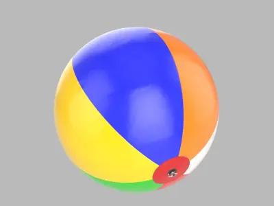 Beach ball 3D model