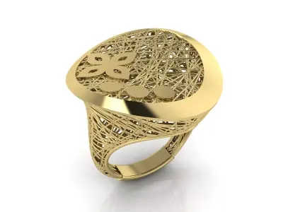 Ultra Vision Ring Jewelry 3D print model 27