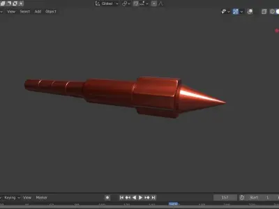 JDM Bolts for Car Wheels Low-poly 3D model