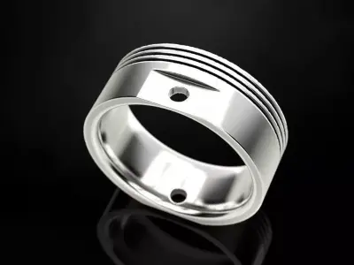 Ring Engine Piston design 3D print model