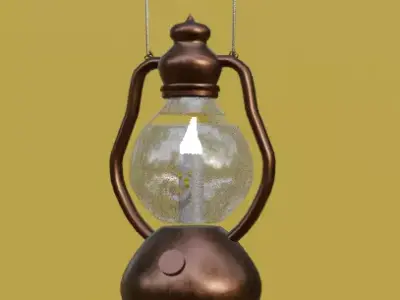 Artistic 3D Lantern  Free 3D print model