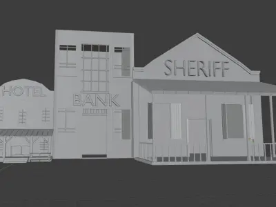 wild west Free 3D model