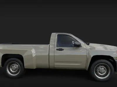 chevrolet silverado 2008 Low-poly 3D model