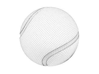 Tennis ball 3D model get
