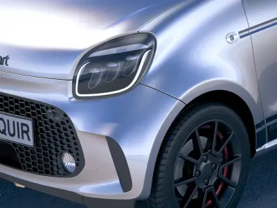 Smart EQ Forfour 2020 3D model