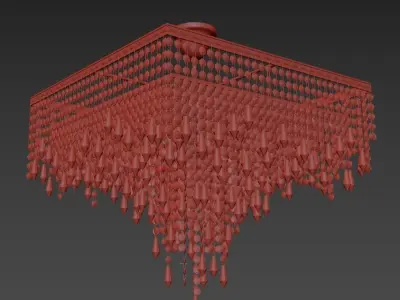 Chandelier Prima E 1 3 50X50 600 G  3D model