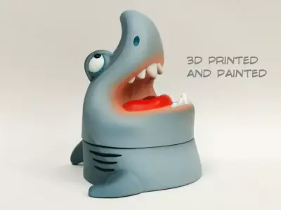 Shark box 3D print model