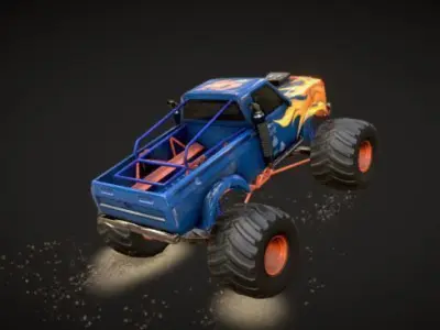 Monster Truck 3D model 3D model