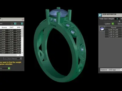 ring code 181 3D print model
