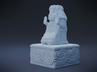 Cihuateteo - Aztec Deity 3D print model