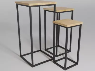 Flowerpot stands 3D model