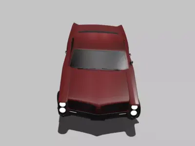 Red car 3D model purchase