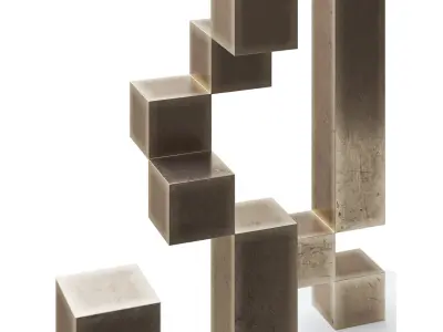 Abstract sculpture by Stephan Siebers 3D model