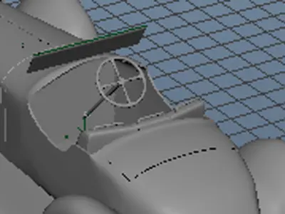 ALPHA ROMEA 6C vintage car Free 3D model