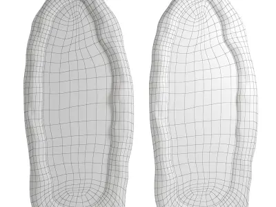 Mirror crumpled  Garikova 3D model