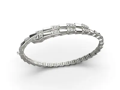 Bvlgary Serpenti Braclet 3d Print Model 3D print model