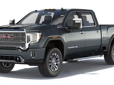 GMC Sierra 2500HD Denali 2020 3D model