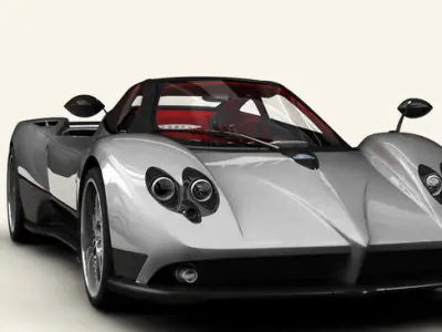 Pagani Zonda F 3D model