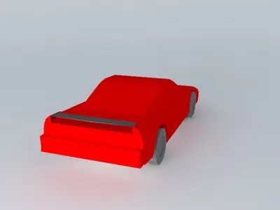 Red Sportster Free 3D model