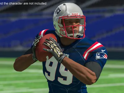 New England Patriots American Football Helmet 3D model