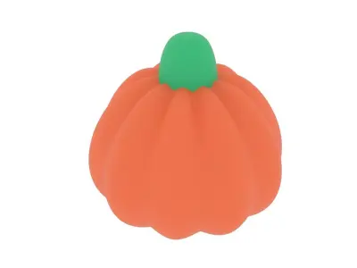 Pumpkin Marzipan 3D model