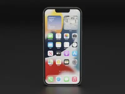 Apple iPhone 13 Pro 15th Gen Low-poly 3D model