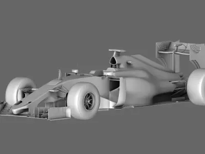 F1 Force India Mercedes VJM08 Season 2015 3D model