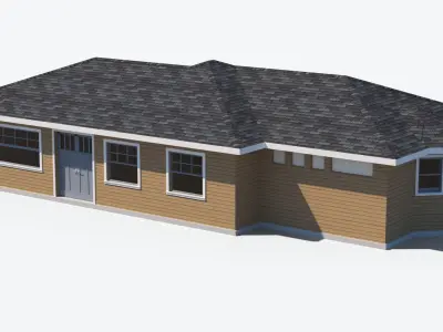 House 1 Free low-poly 3D model