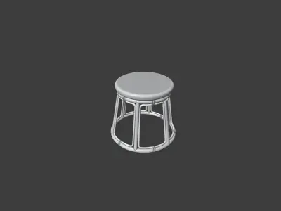 coffee table Bamboo 3D model