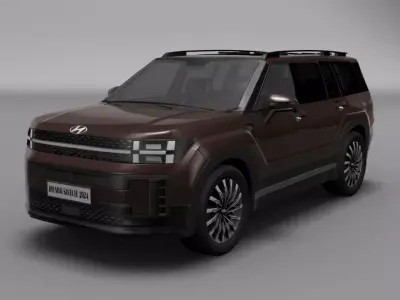Hyundai Santa Fe 2024 3D model