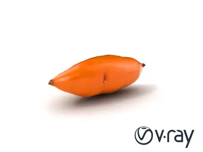 Detailed Sweet Potato Model Pack Low-poly 3D model