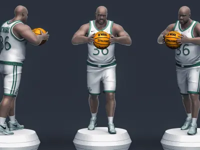  Shaquille O  Neal 3D Printable 3D print model