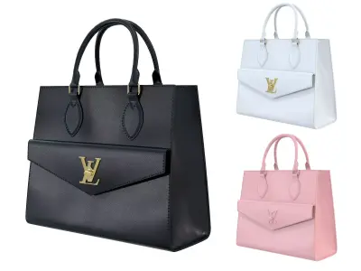 Louis Vuitton Lockme PM Tote Bag 3D model