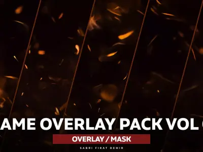 High Quality Flame - Particle Overlay Pack Texture