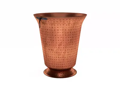 Copper Planter - High-Quality 3D Model for Indoor Plants 3D model