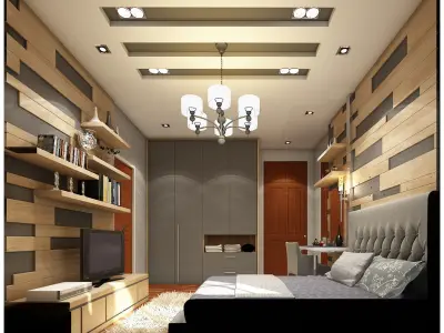 bedroom 20 3D model