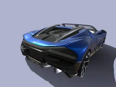 Bugatti mistral 3D model