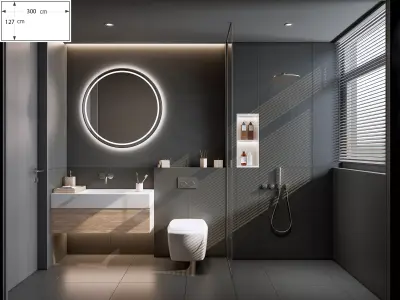 Bathroom 111 3D model