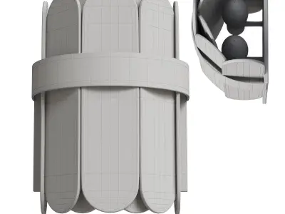 Wall lamp Freya Deserto 3D model