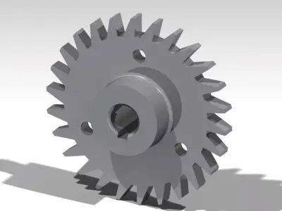 Spur Gear 3D print model
