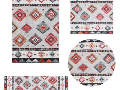 Rugs No 59 Low-poly 3D model