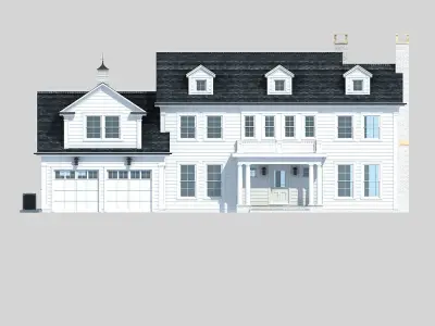 Country villa 3D model