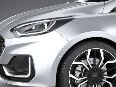 Fiesta ST-Line 5-door 2022 3D model